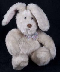 Gund Fluffer White Rabbit Plush Lovey #3643